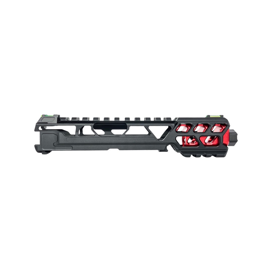 CTM tactical FUKU-2 CNC upper set - short cut out for AAP-01 - Black / Red