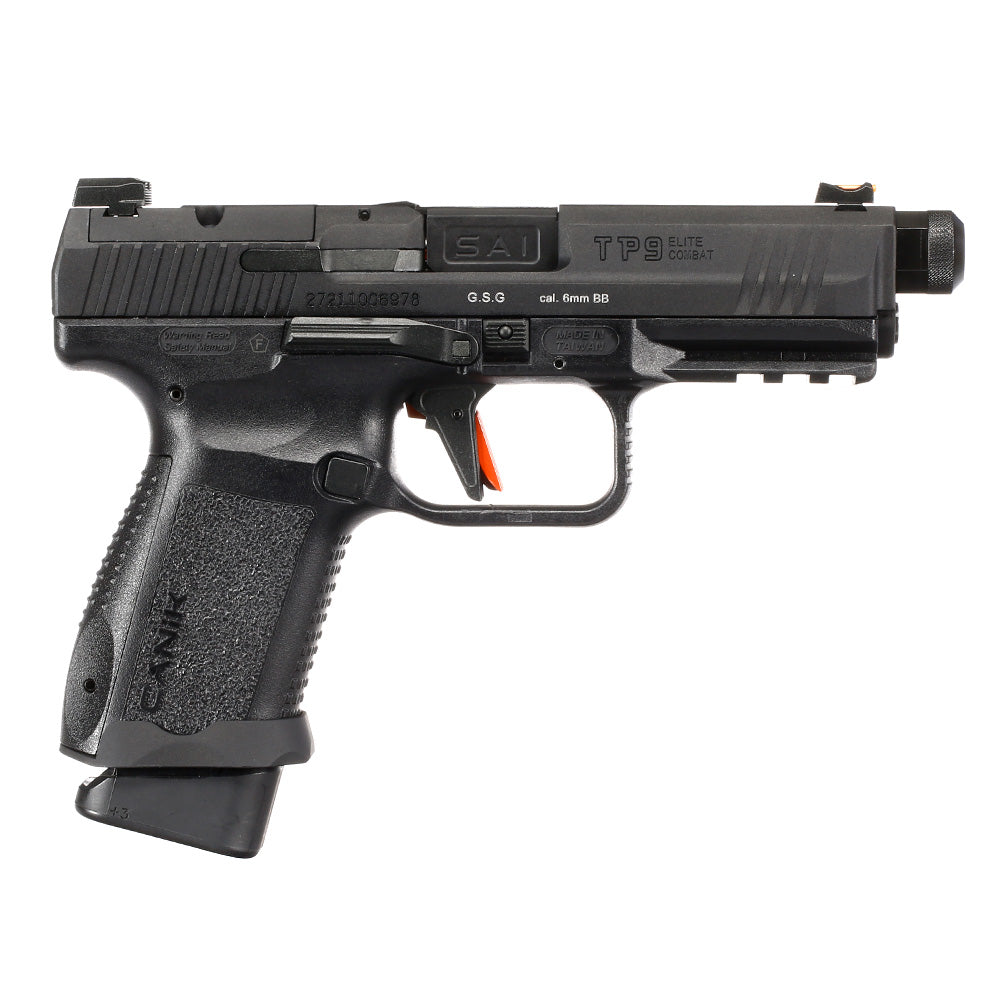 Cybergun / AWC CANiK TP9 Elite Combat mit Metallschlitten GBB 6mm BB schwarz