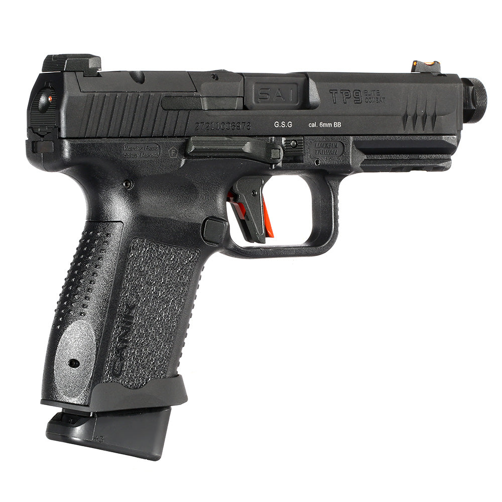Cybergun / AWC CANiK TP9 Elite Combat mit Metallschlitten GBB 6mm BB schwarz