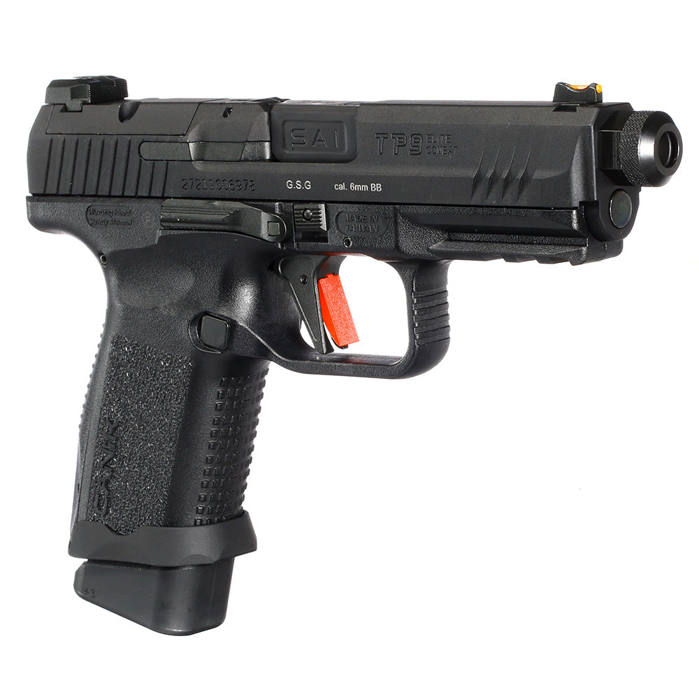 Cybergun / AWC CANiK TP9 Elite Combat mit Metallschlitten GBB 6mm BB schwarz