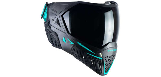 Empire EVS Paintball Maske - black/aqua - Thermal Clear/Thermal Ninja