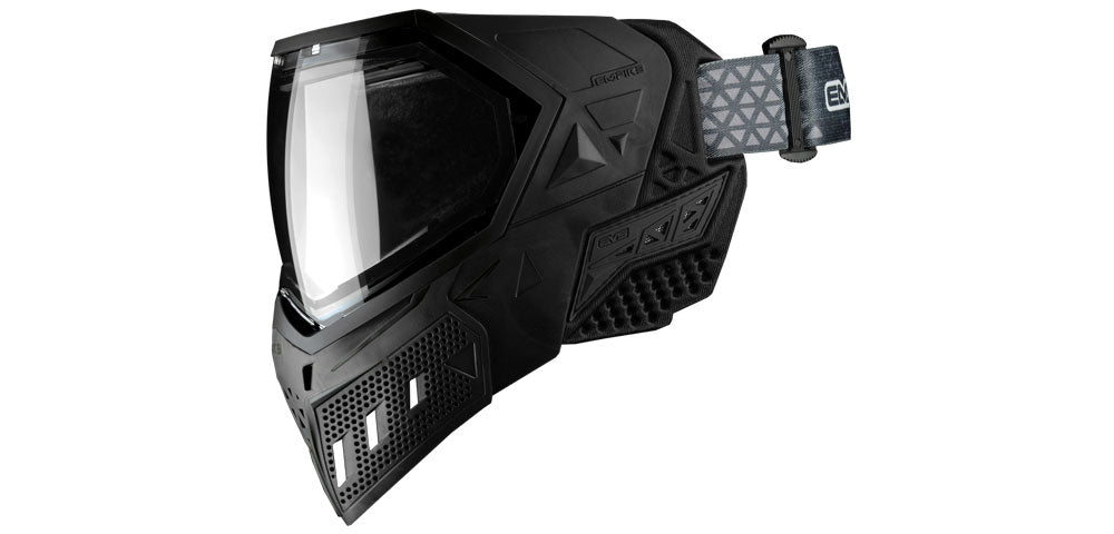 Empire EVS Paintball Maske - black/black - Thermal Clear/Thermal Ninja