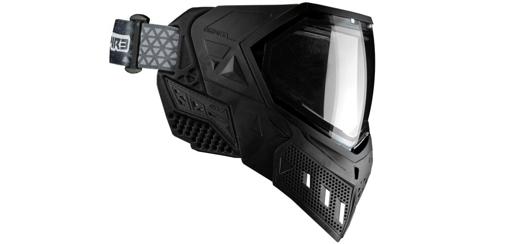 Empire EVS Paintball Maske - black/black - Thermal Clear/Thermal Ninja