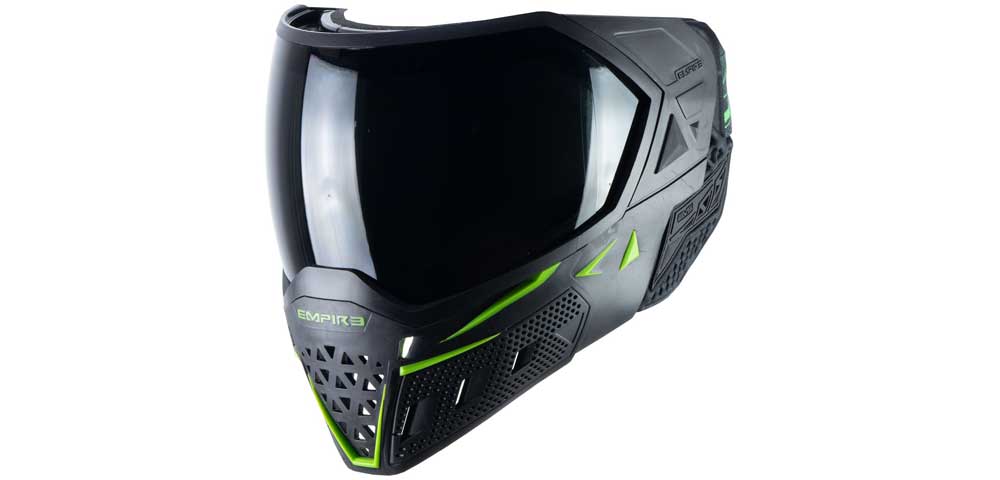 Empire EVS Paintball Maske - black/lime green- Thermal Clear/Thermal Ninja