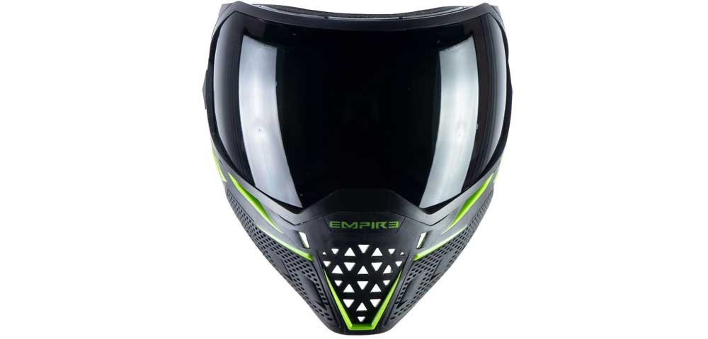 Empire EVS Paintball Maske - black/lime green- Thermal Clear/Thermal Ninja