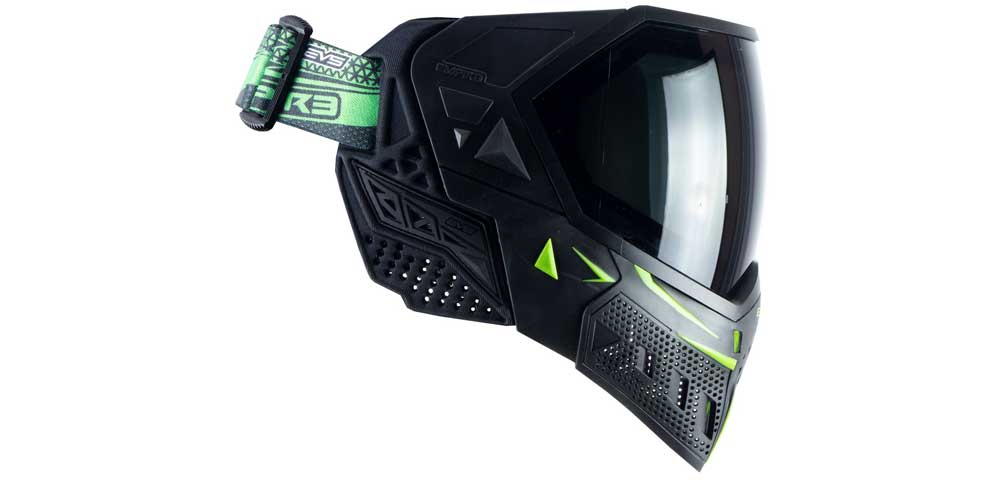 Empire EVS Paintball Maske - black/lime green- Thermal Clear/Thermal Ninja