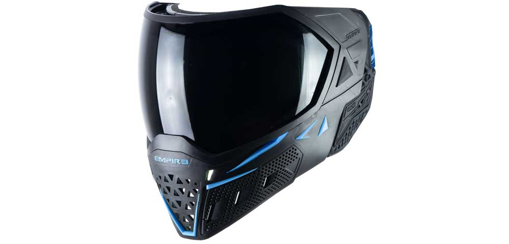 Empire EVS Paintball Maske - black/navy blue - Thermal Clear/Thermal Ninja