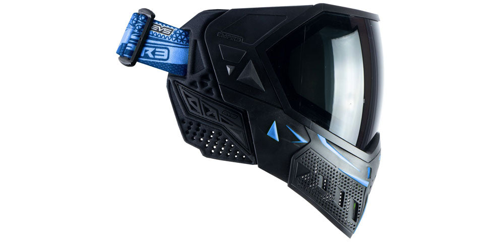 Empire EVS Paintball Maske - black/navy blue - Thermal Clear/Thermal Ninja