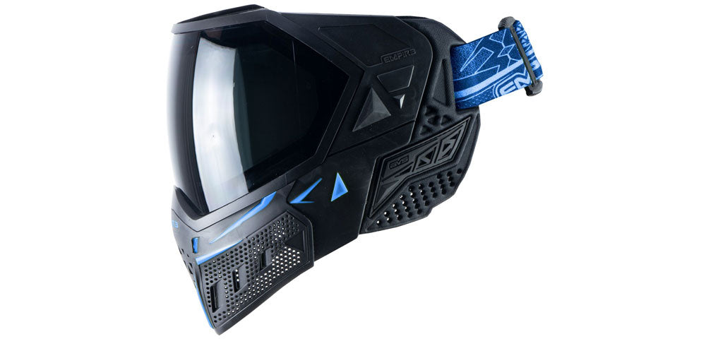 Empire EVS Paintball Maske - black/navy blue - Thermal Clear/Thermal Ninja