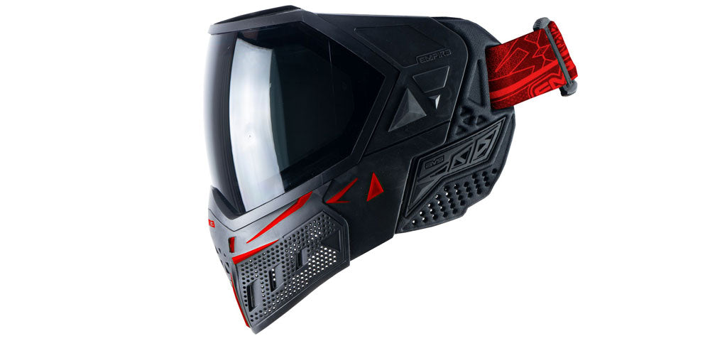Empire EVS Paintball Maske - black/red - Thermal Clear/Thermal Ninja