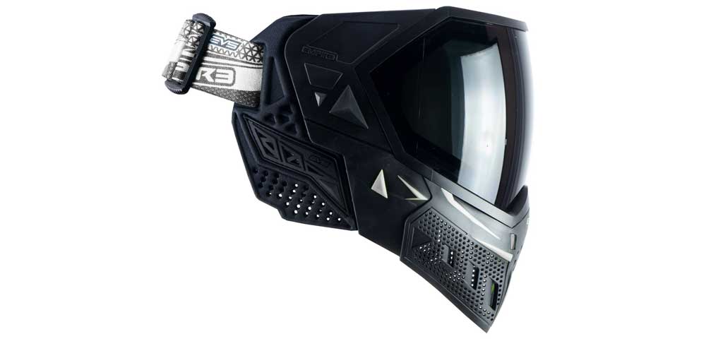Empire EVS Paintball Maske - black/white - Thermal Clear/Thermal Ninja