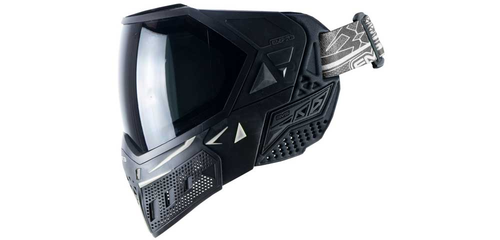Empire EVS Paintball Maske - black/white - Thermal Clear/Thermal Ninja