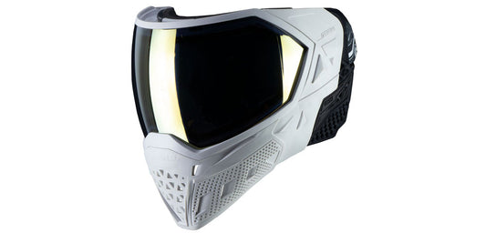 Empire EVS Paintball Maske - white/white - Thermal Gold/Thermal Clear