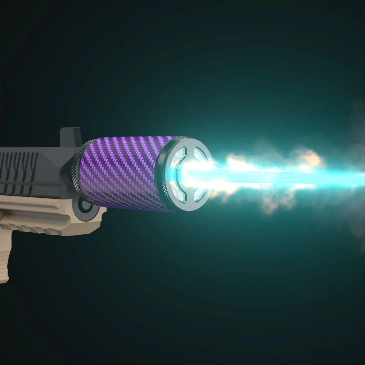 E-shooter Flare Tracer Carbon Fiber Case - Purple