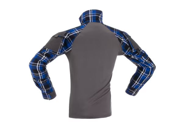 Flannel Combat Shirt BLAU