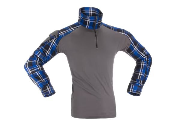 Flannel Combat Shirt BLAU