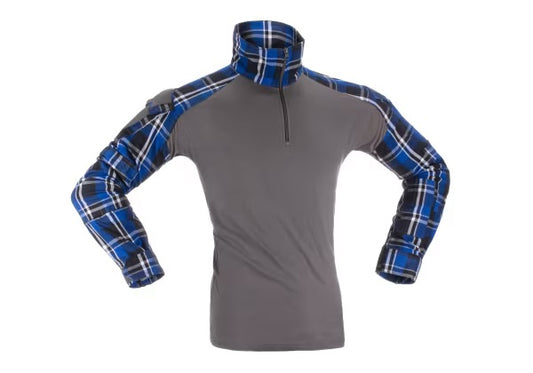 Flannel Combat Shirt BLAU
