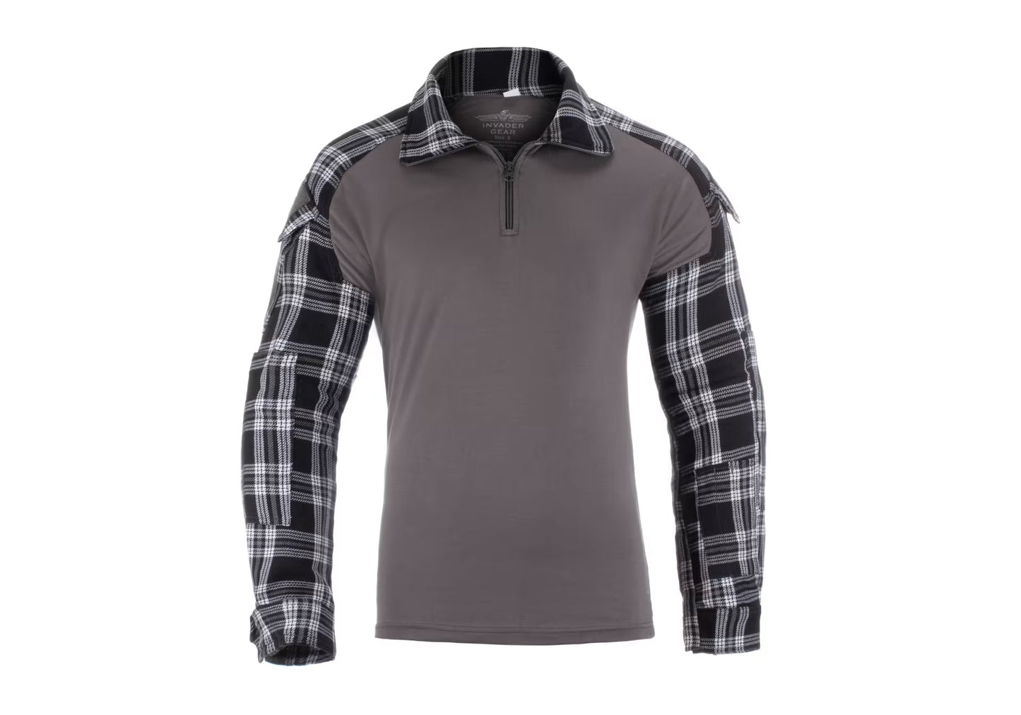 Flannel Combat Shirt SCHWARZ