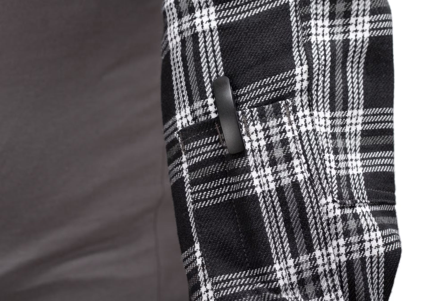 Flannel Combat Shirt SCHWARZ