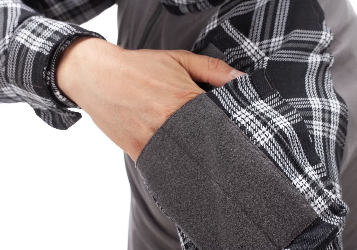 Flannel Combat Shirt SCHWARZ