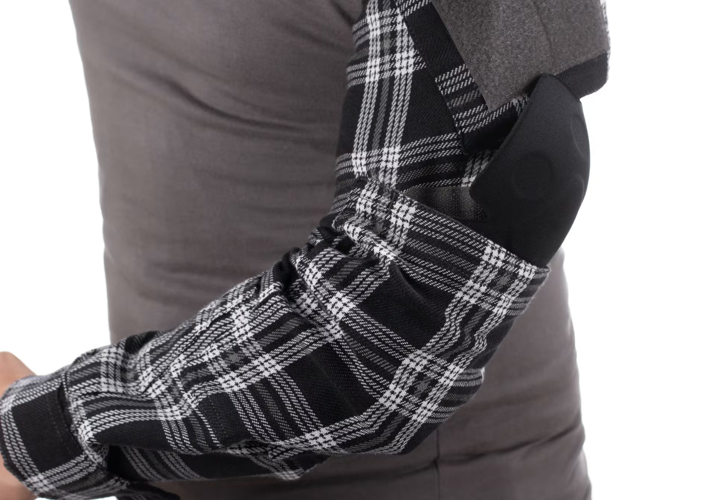 Flannel Combat Shirt SCHWARZ