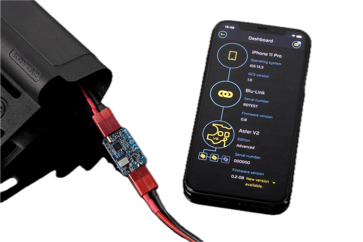 GATE Blu-Link – Kabellose Steuerung für Ihre TITAN und ASTER ETUs