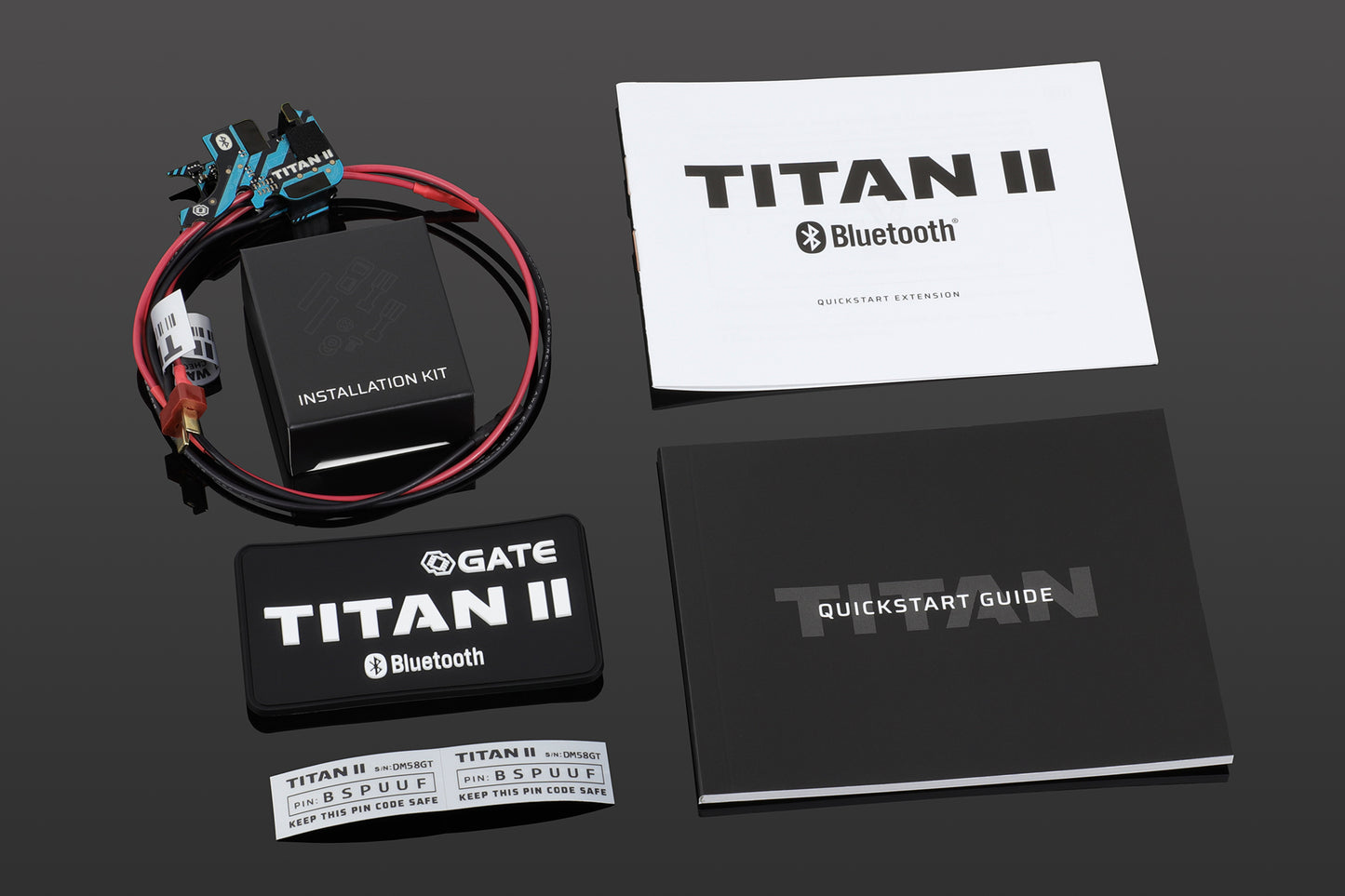 GATE TITAN II Expert version Bluetooth for V2 GB HPA - Front 0,5 Joule