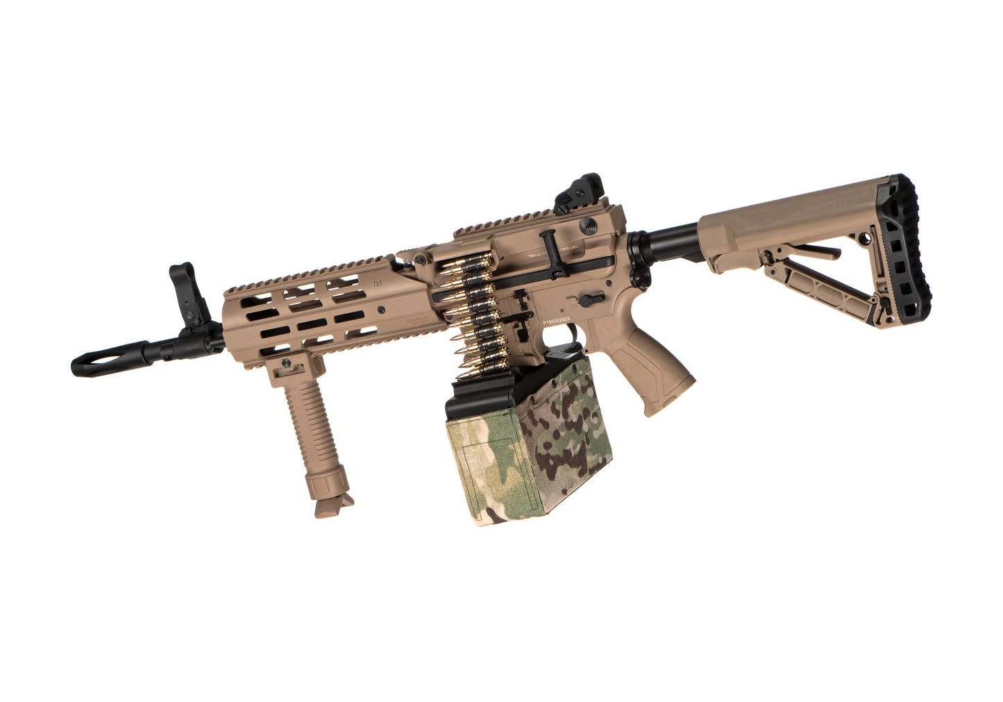 G&G CM16 LMG S-AEG DESERT