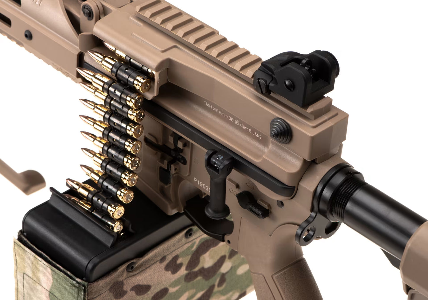 G&G CM16 LMG S-AEG DESERT