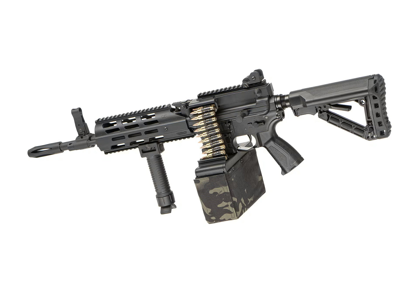 G&G CM16 LMG S-AEG STEALTH