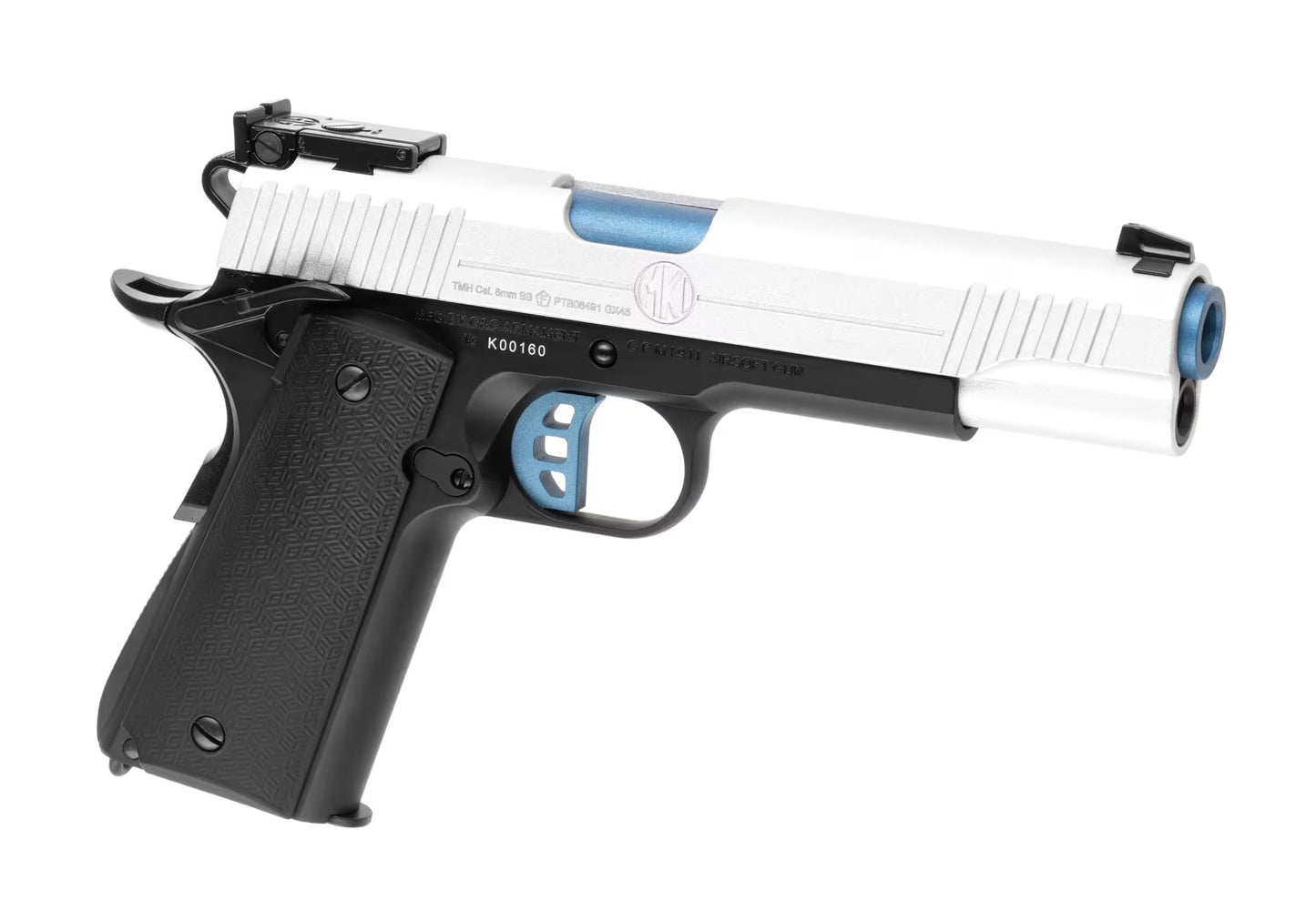 G&G GX45 Mk.I Metal Version GBB SILVER