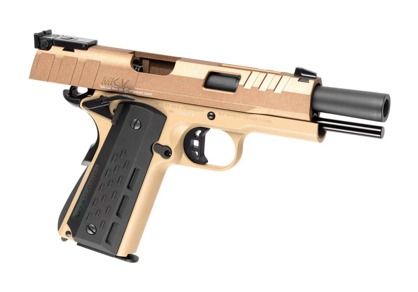 G&G GX45 Mk.V Metal Version GBB DARK EARTH
