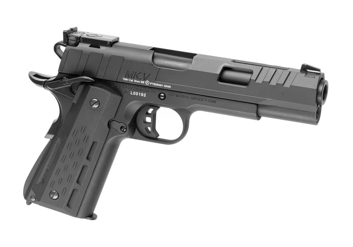 G&G GX45 Mk.V Metal Version GBB Schwarz