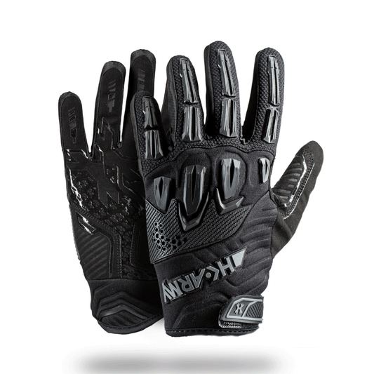 HARDLINE ARMORED GLOVE (FULL FINGER) - BLACKOUT