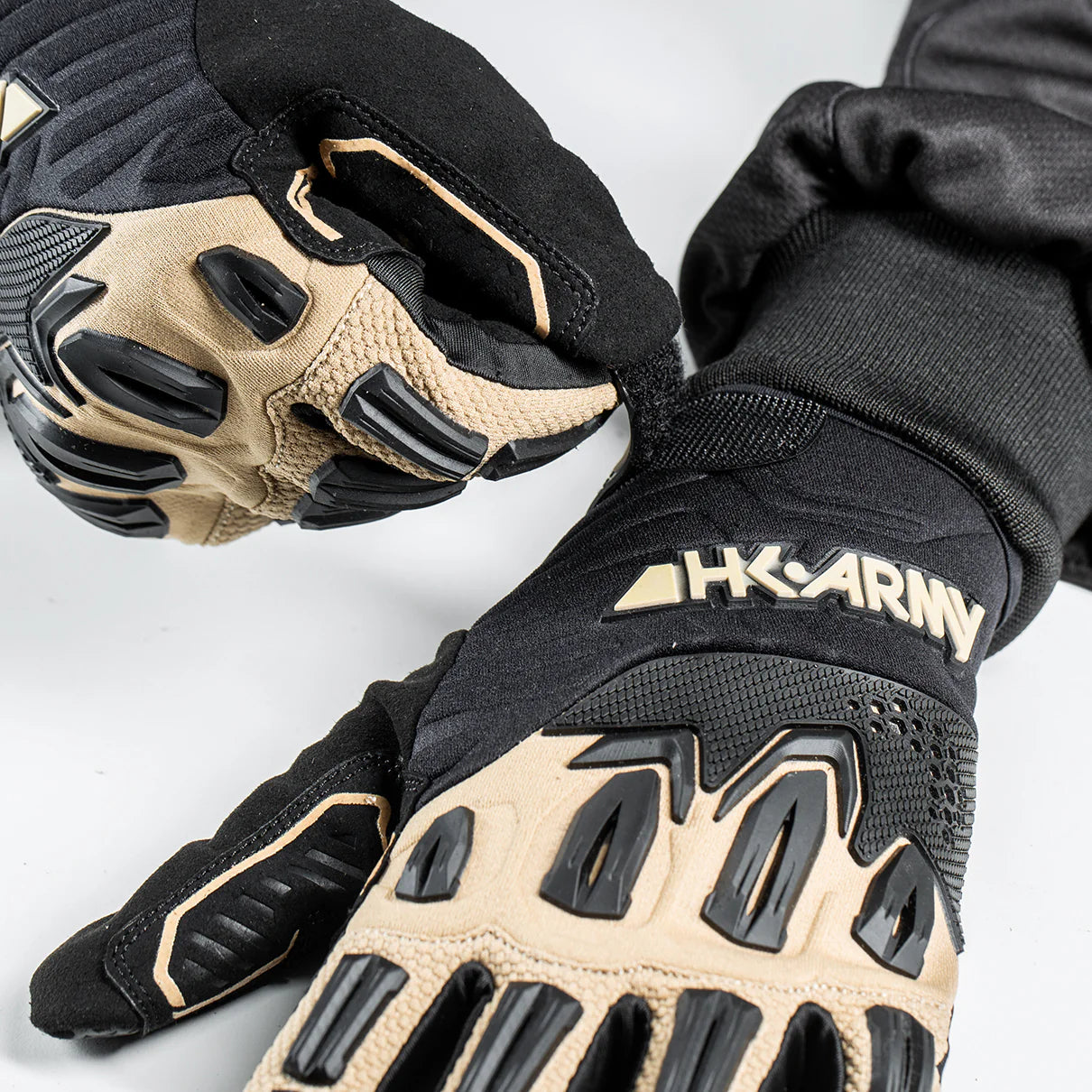 HARDLINE ARMORED GLOVE (FULL FINGER) - TACTICAL