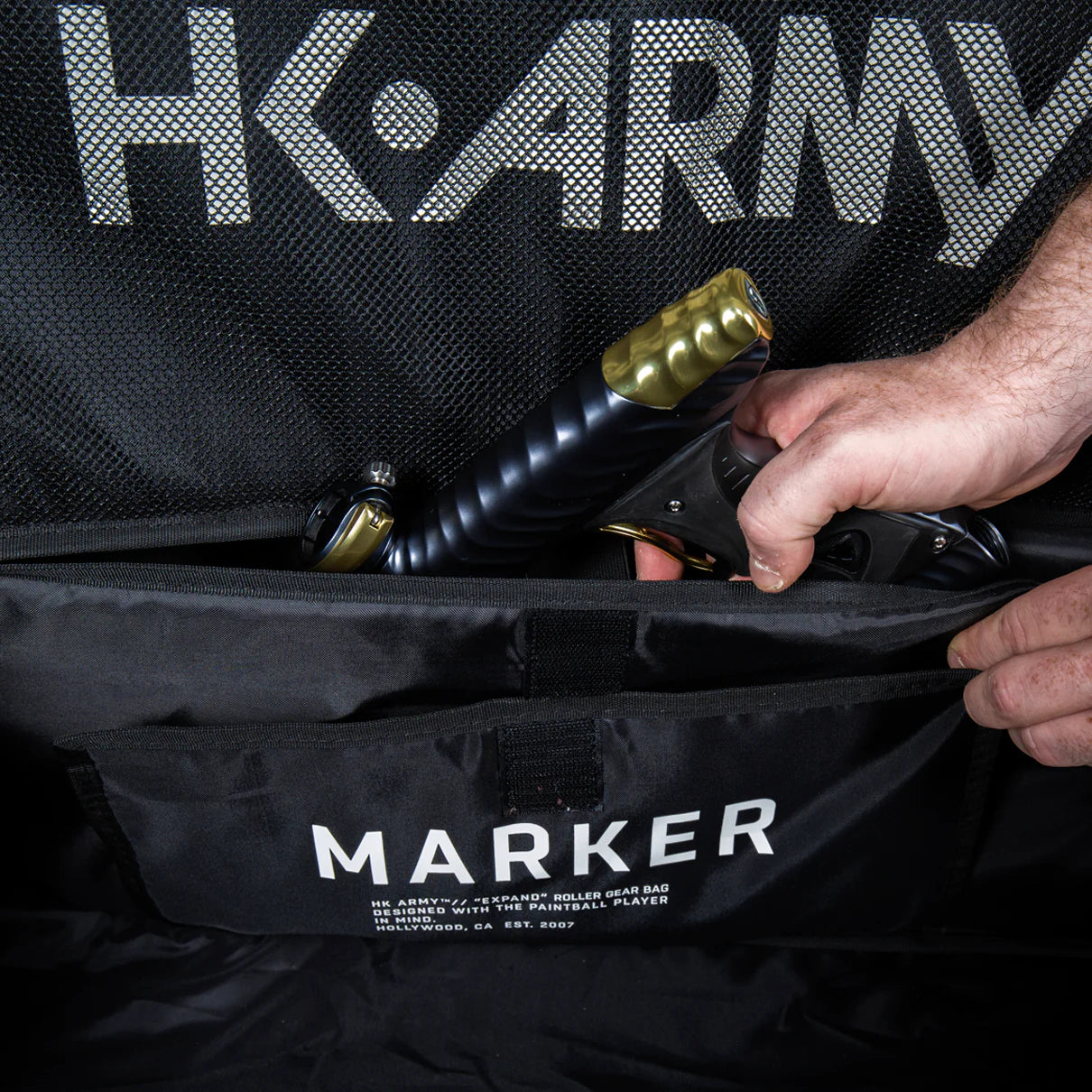 HK Army GEAR BAG EXPAND 75L - ROLLER GEAR BAG - SHROUD FOREST