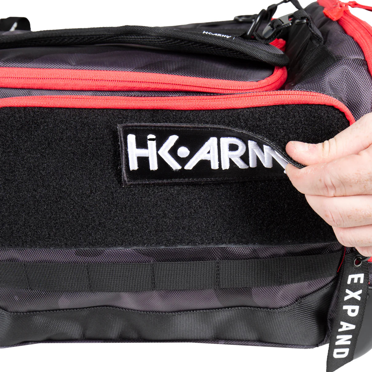 HK Army GEAR BAG EXPAND 75L - ROLLER GEAR BAG - SHROUD RED