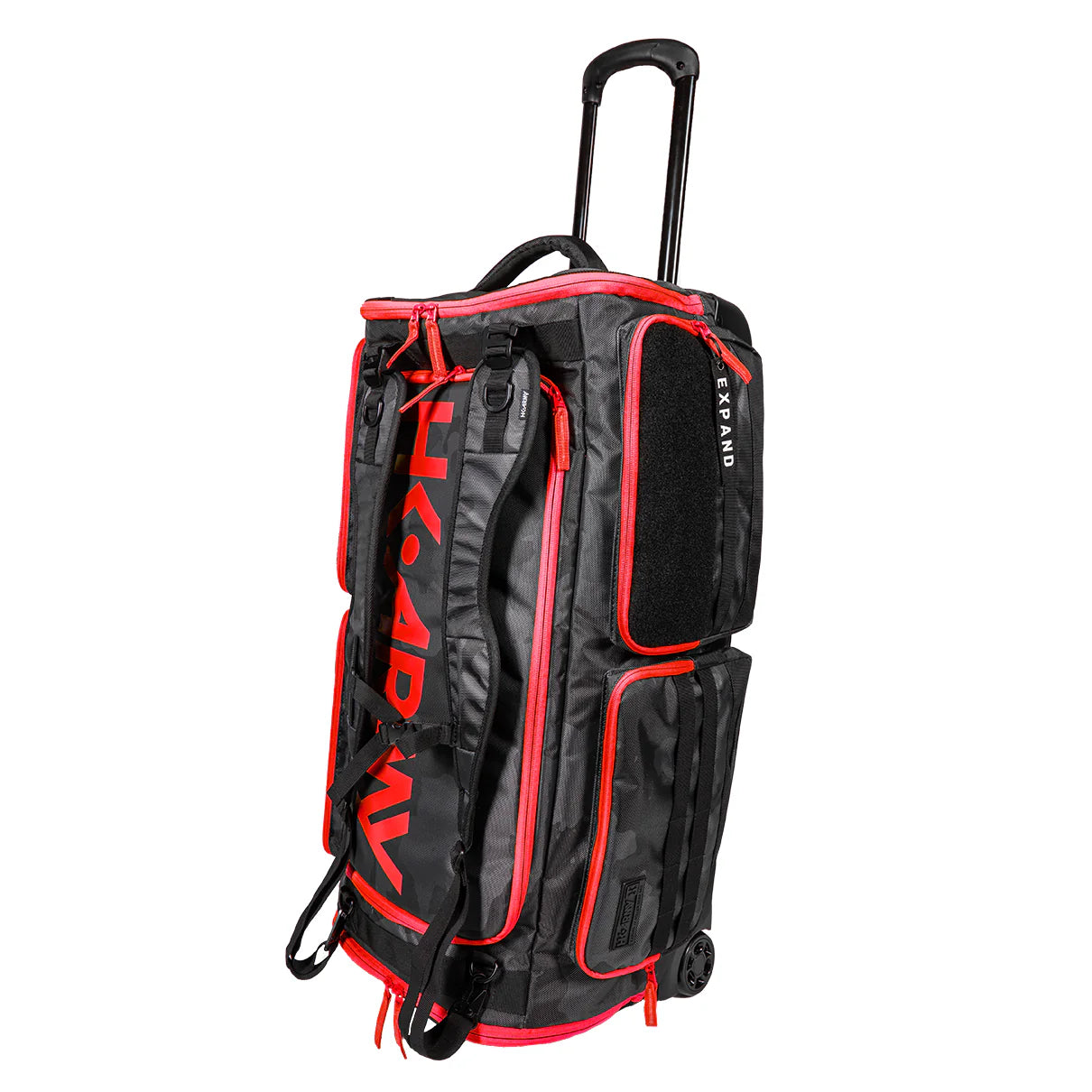 HK Army GEAR BAG EXPAND 75L - ROLLER GEAR BAG - SHROUD RED