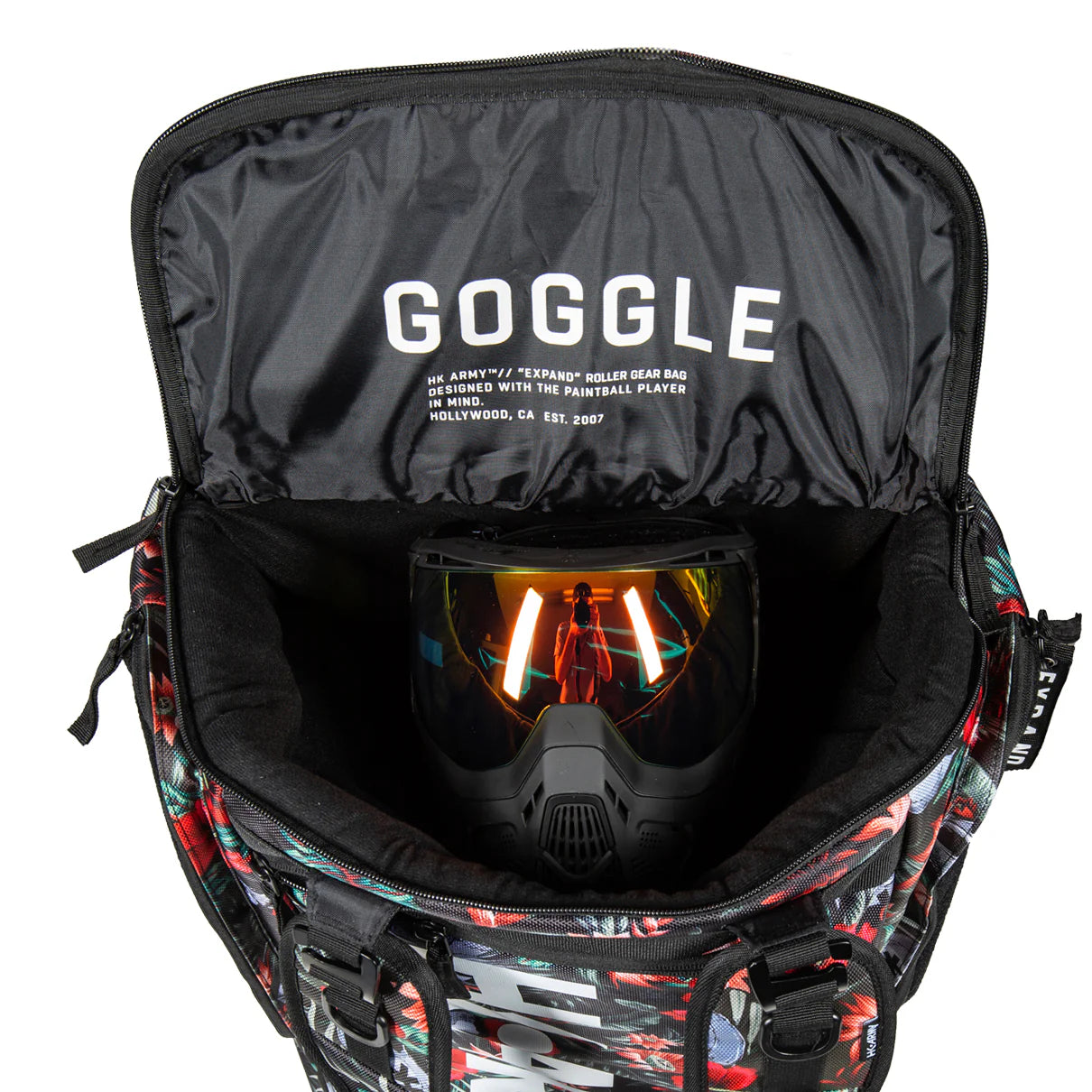 HK Army GEAR BAG EXPAND 75L - ROLLER GEAR BAG - TROPICAL SKULL