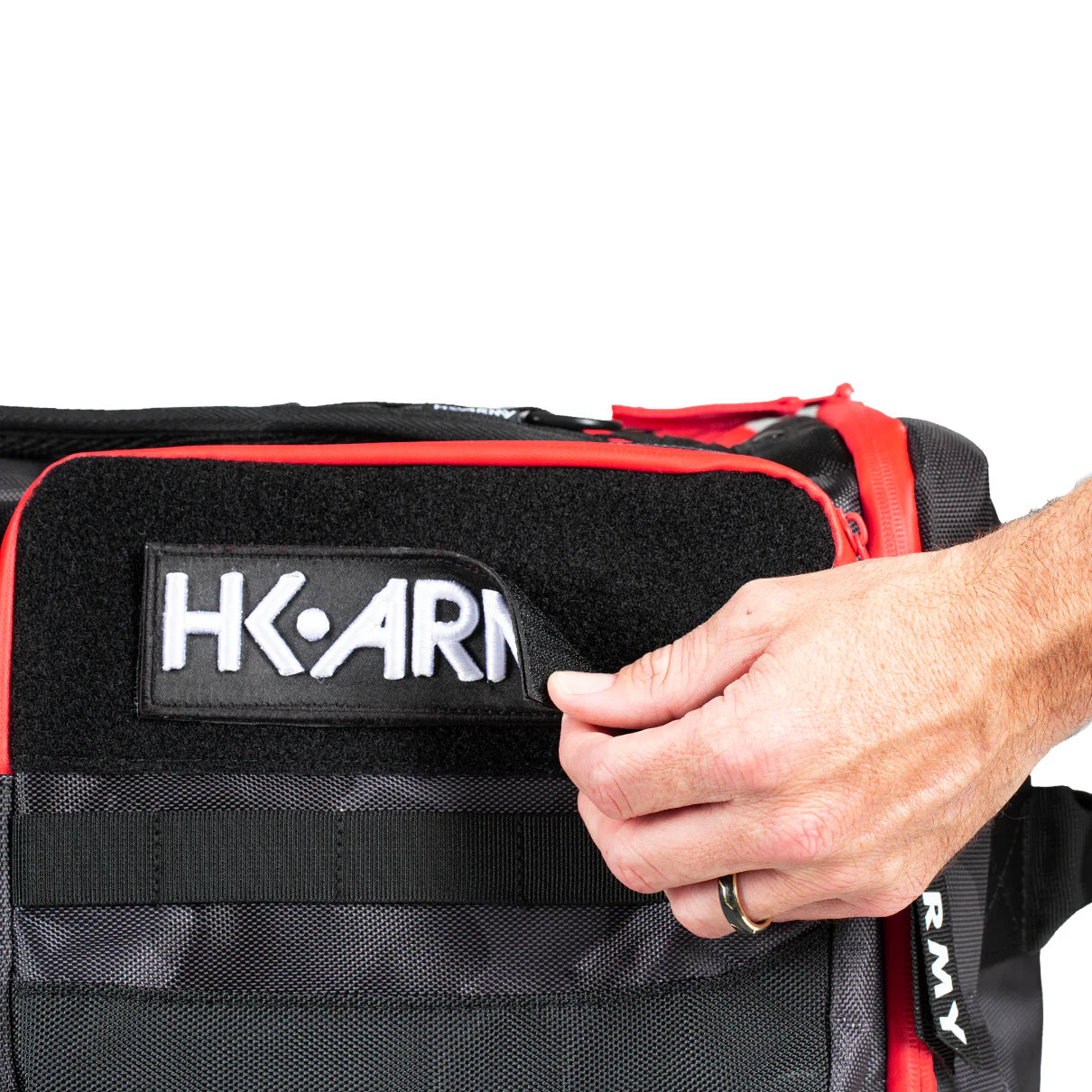 HK Army Rucksäcke EXPAND 35L - BACKPACK - SHROUD BLACK/RED