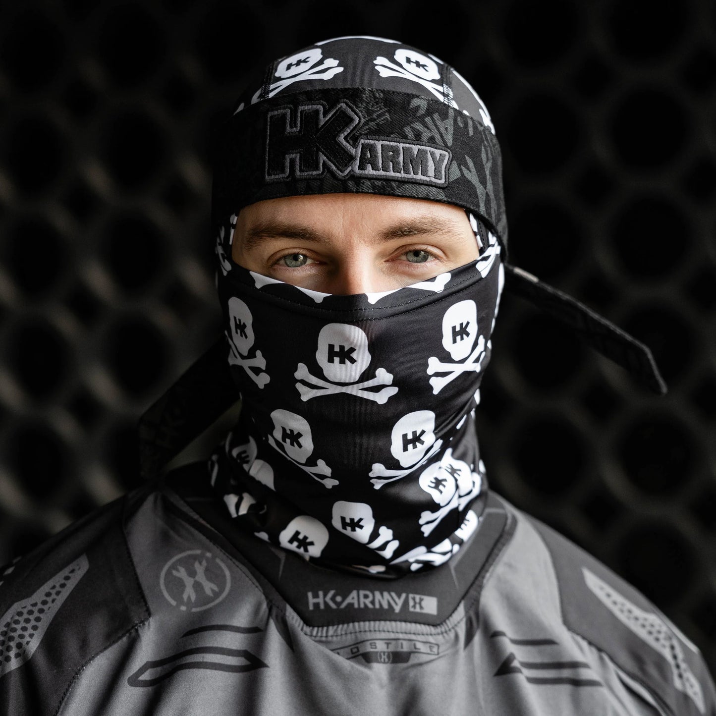 HOSTILE® BALACLAVA - SKULLS BLACK