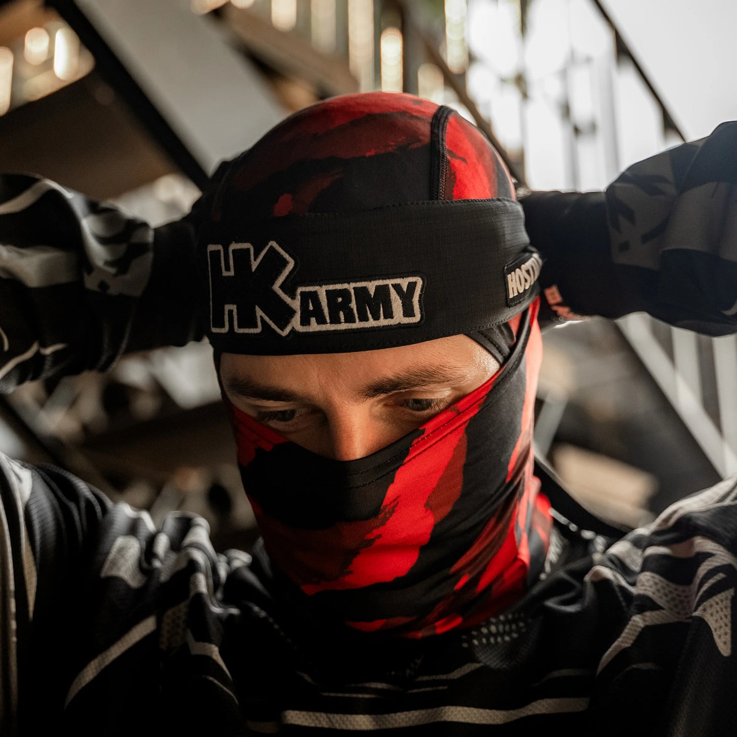 HOSTILE® BALACLAVA - TIGER RED