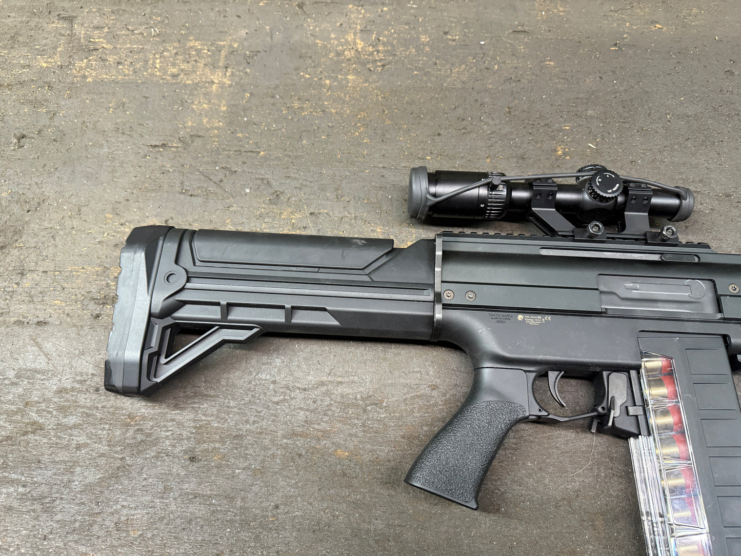 Tokyo Marui SGR-12 Electric Shotgun Vollmetall AEG 6mm BB schwarz 0,5 Joule (Gebraucht)