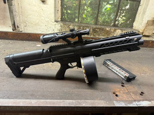 Tokyo Marui SGR-12 Electric Shotgun Vollmetall AEG 6mm BB schwarz 0,5 Joule (Gebraucht)