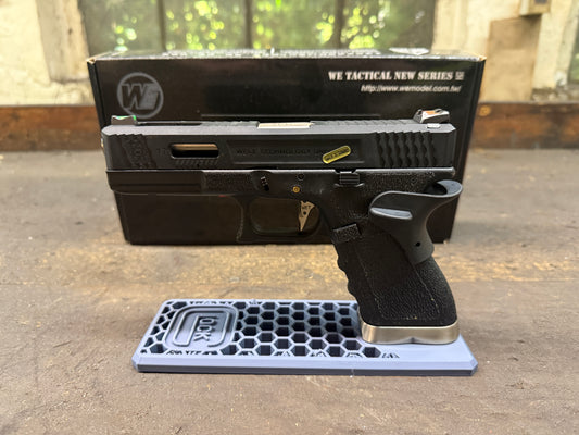 WE G-Force 17 BK Silver Barrel Metal Version GBB SCHWARZ (Gebraucht)