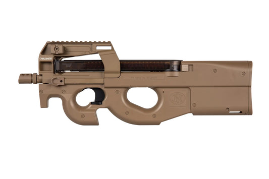 Licensed replica of the Cybergun FN Herstal P90 submachine gun (CM060) - TAN 0,5 Joule