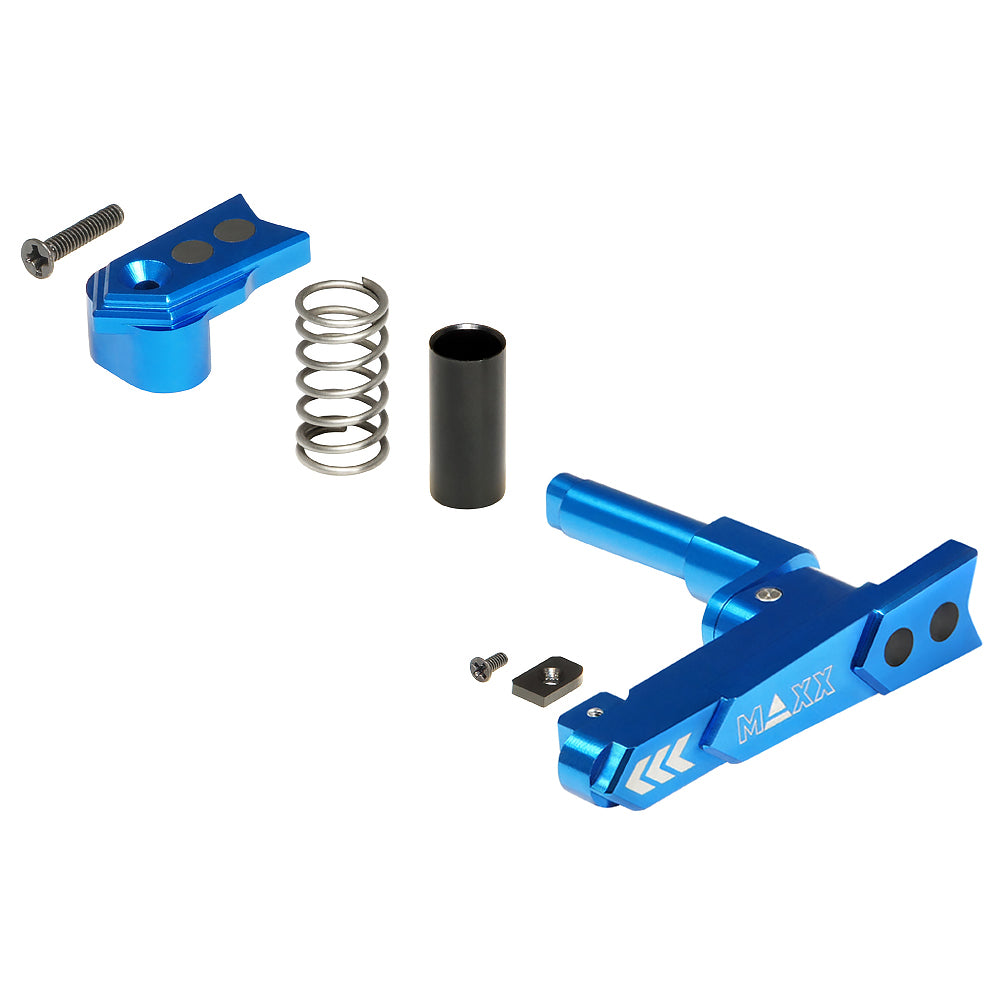 Maxx Model CNC Aluminum Advanced Magazine Release Style A (Blue)