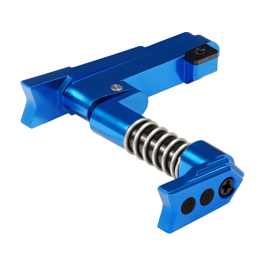 Maxx Model CNC Aluminum Advanced Magazine Release Style A (Blue)