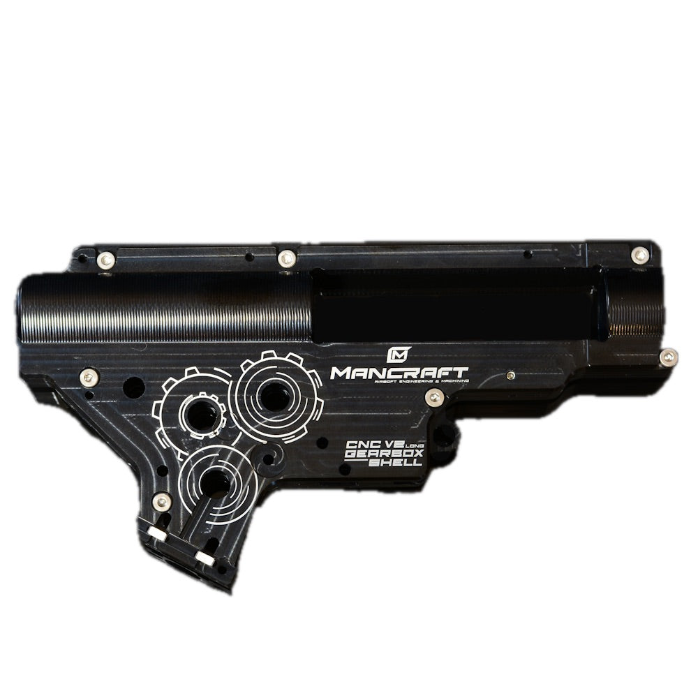 Mancraft CNC Gearbox V2.5 (V2 long) - 8mm - QSC - BLACK
