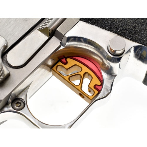 COWCOW Technology Aluminum Trigger T1 for Hi-capa / 1911 - Gold